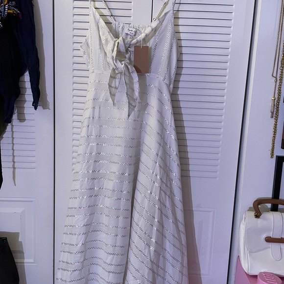 NWT RUJUTA SHETH STELLA DRESS in BONE L - Picture 8 of 15